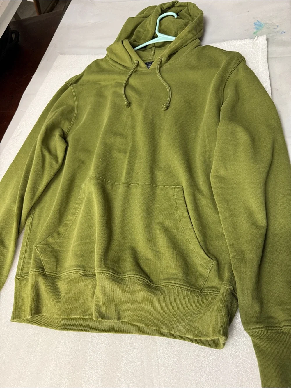 J. Crew Olive Green Pullover Hoodie